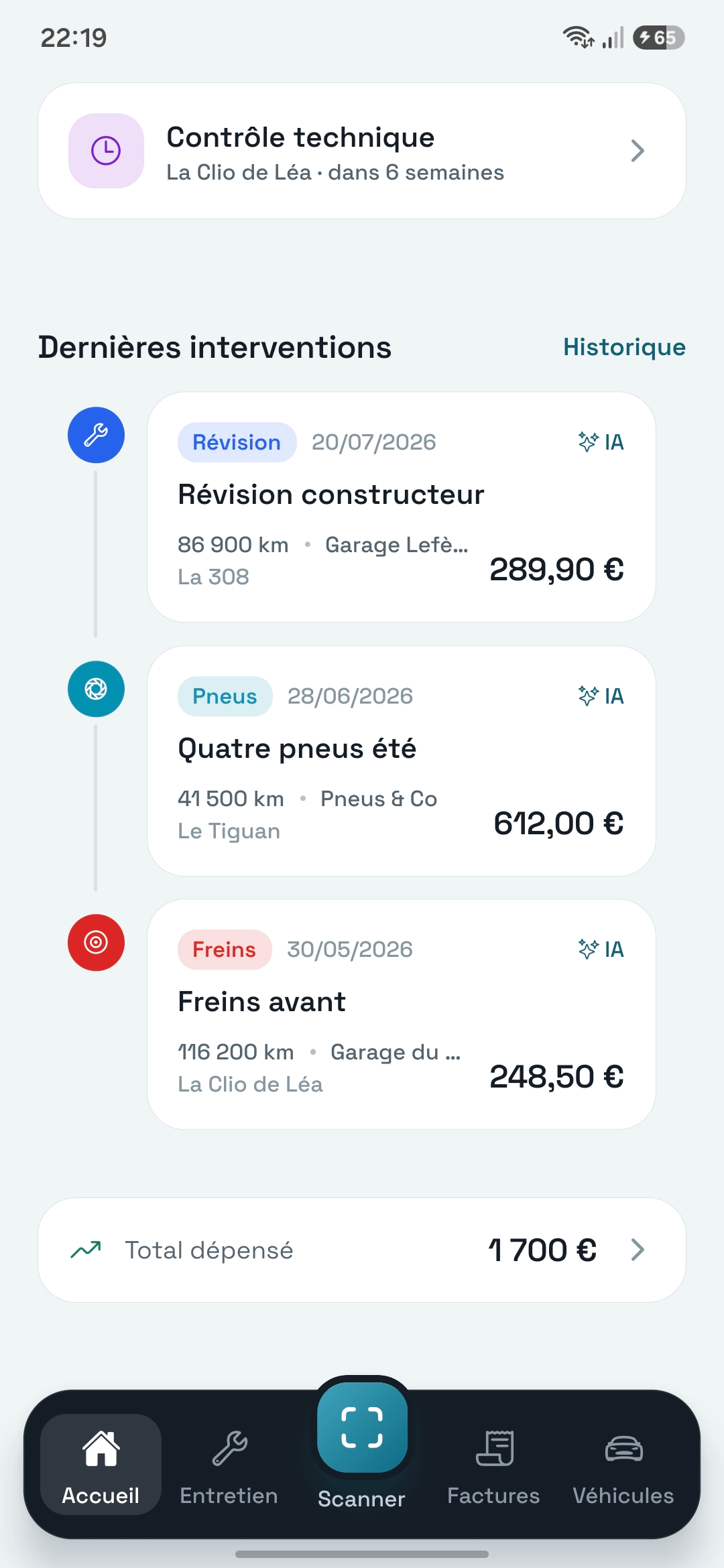 L'accueil de Kiloméo, avec les dernières interventions